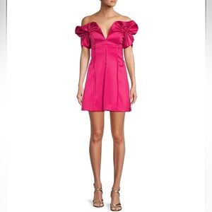 Antonio Melani Pink Off-Shoulder Dress